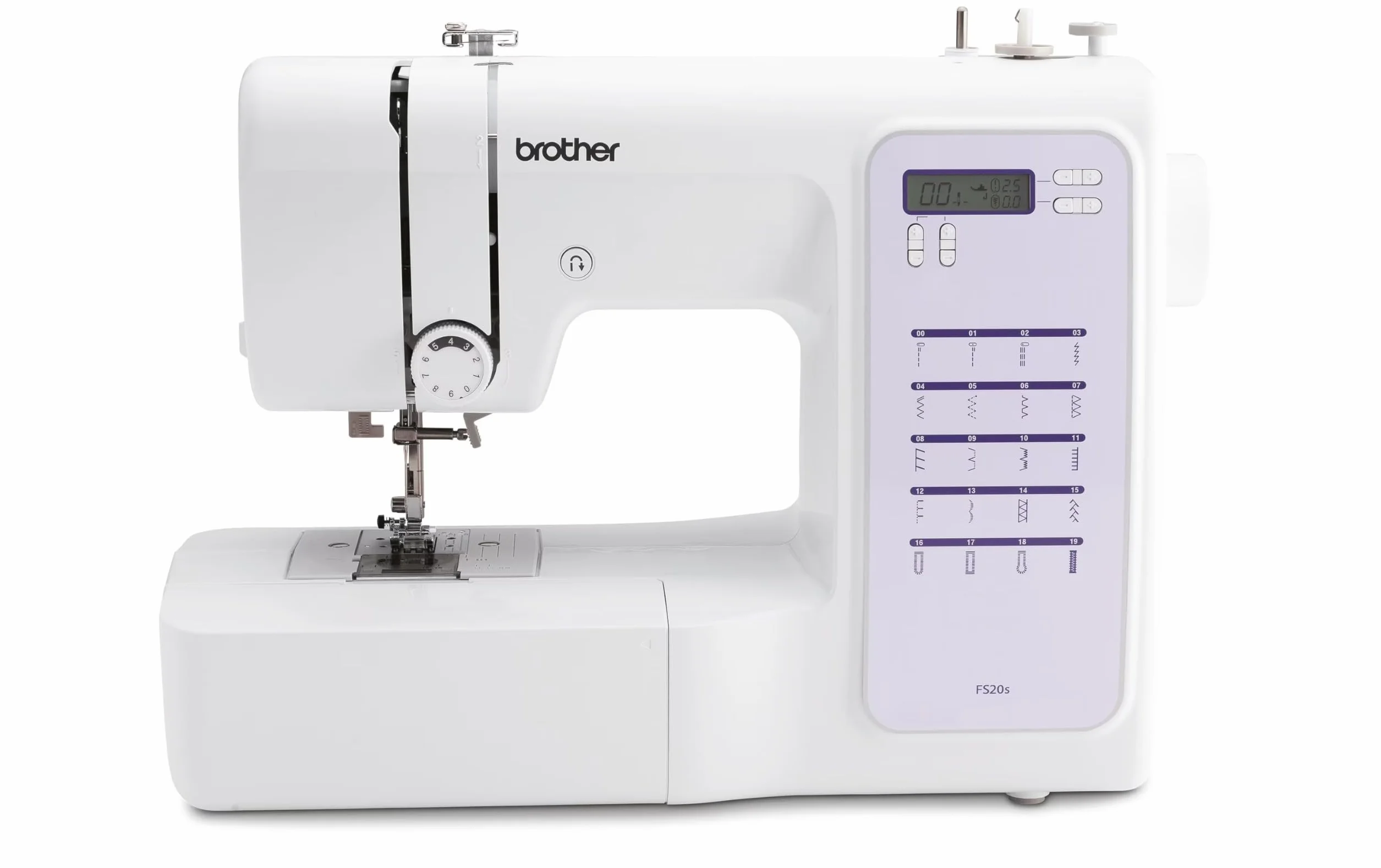 Brother FS20 Computer-Nähmaschine mit 32 Nähprogramme, Automatisches Nähen, Freiarm, Multifunktionsdisplay