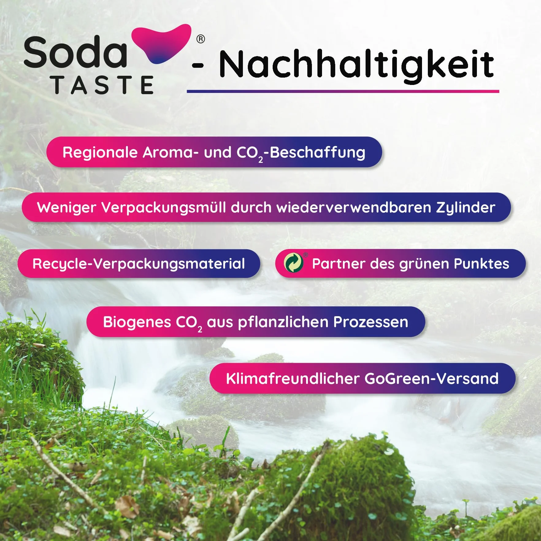 SodaTASTE Sparpaket: Mysoda Woody - Wassersprudler aus erneuerbarem Holzkomposit mit 1L BPA-freier Plastikflasche, CO2-Zylinder Classic + CO2-Zylinder Zitrone (Weiß)