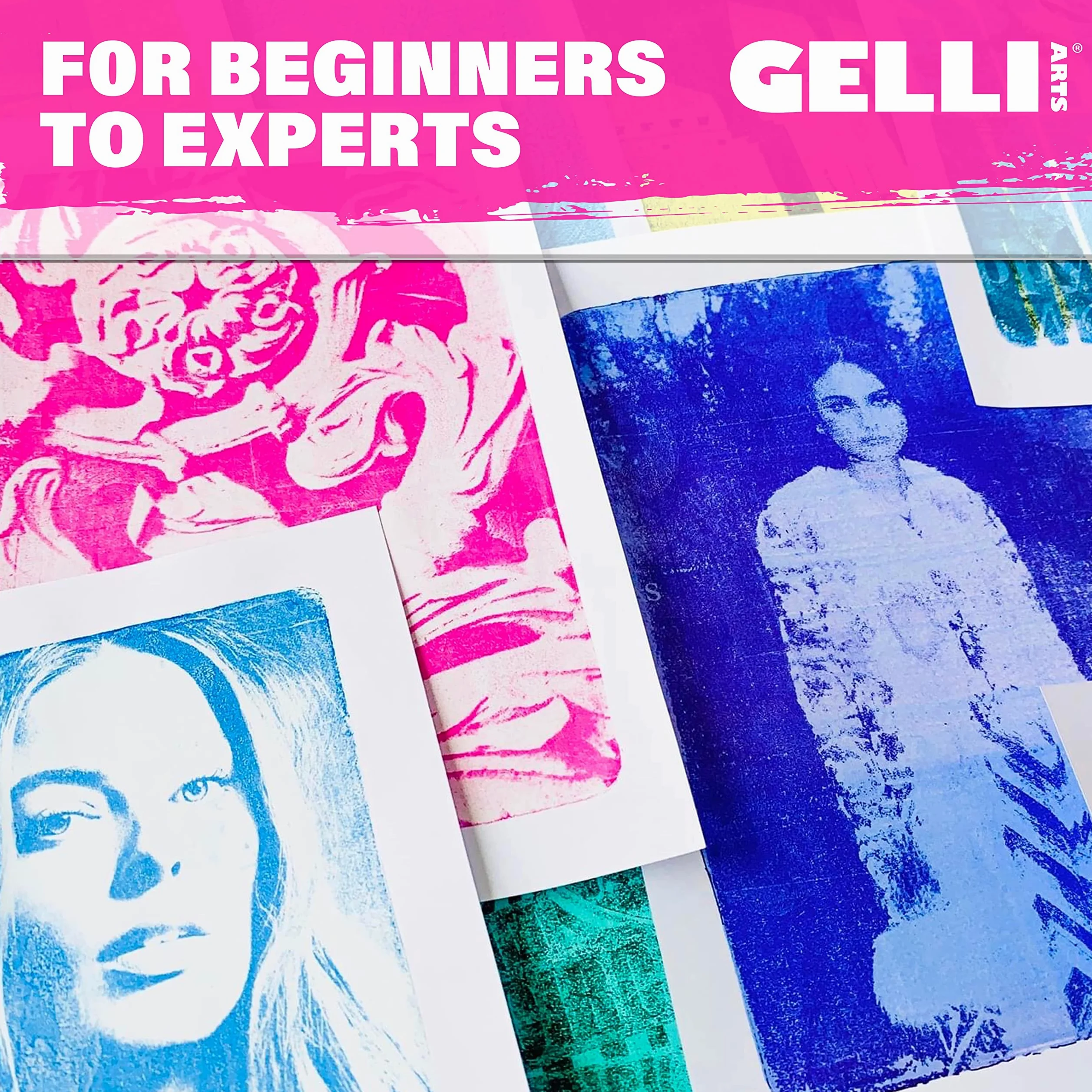 Gelli Arts GL013964721027 Gel-Druckplatte, 22,9 x 30,5 cm, transparent