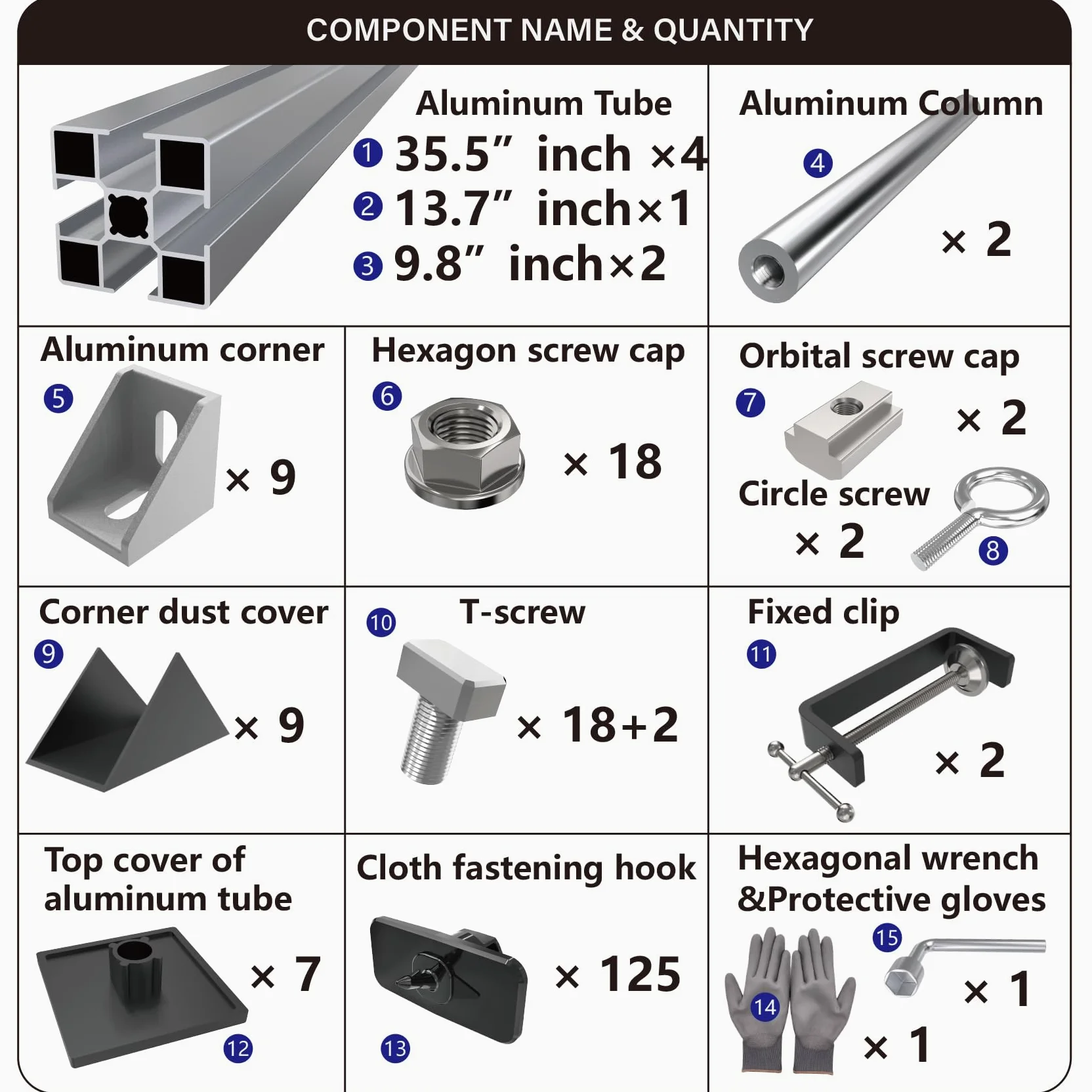 NODOCA Tufting-Rahmen 90 cm - Aluminium-Metall-Set für Teppichherstellung, Primär-Ständer, Stoff und Zubehör