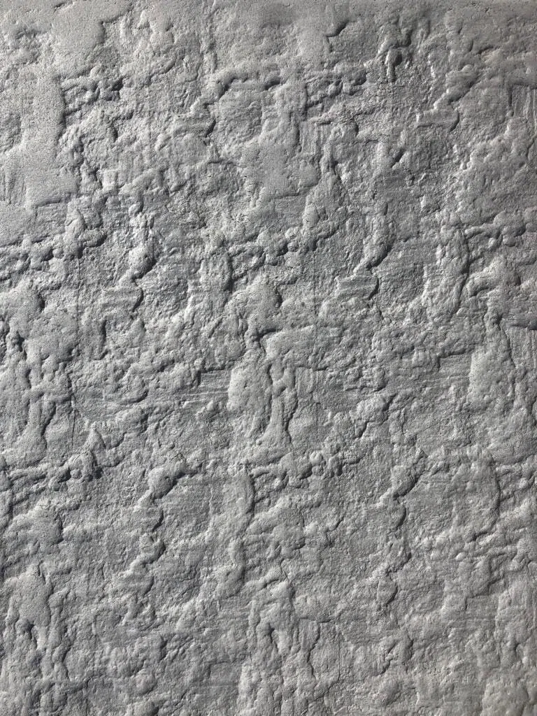 Strukturierte Walze für Zement, Mörtel und Monoschicht, Thematisierung Druckbeton Gestempelt (ROCA)