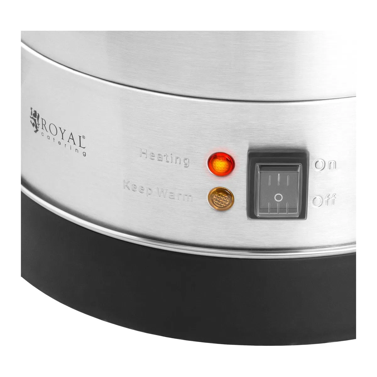 Royal Catering RC-WBDW20 Glühweinkocher 20,5 L doppelwandig 2500 W Edelstahl Heißgetränkeautomat Füllstandanzeige Teemaschine Glühweintopf Glühweinkessel Heißgetränkespender Wasserkocher