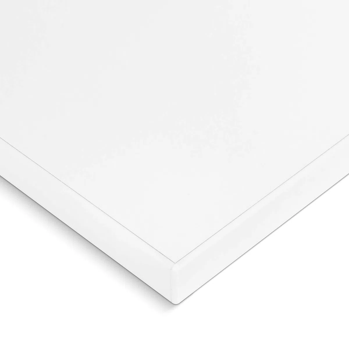 Tischplatte nach Maß - 1,9 cm Starke Spanplatte, melaminbeschichtet, mit ABS-Kante - individueller Zuschnitt - Made in Germany (ICY White, 120 x 60 cm)