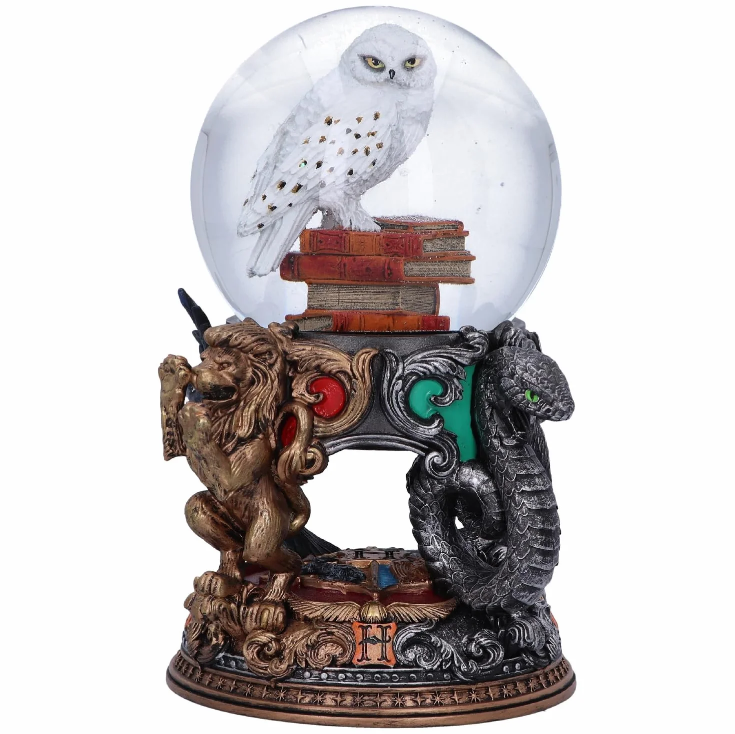 Nemesis Now Offiziell lizenzierte Harry Potter Hedwig Schneekugel, Mehrfarbig, 18,5 cm