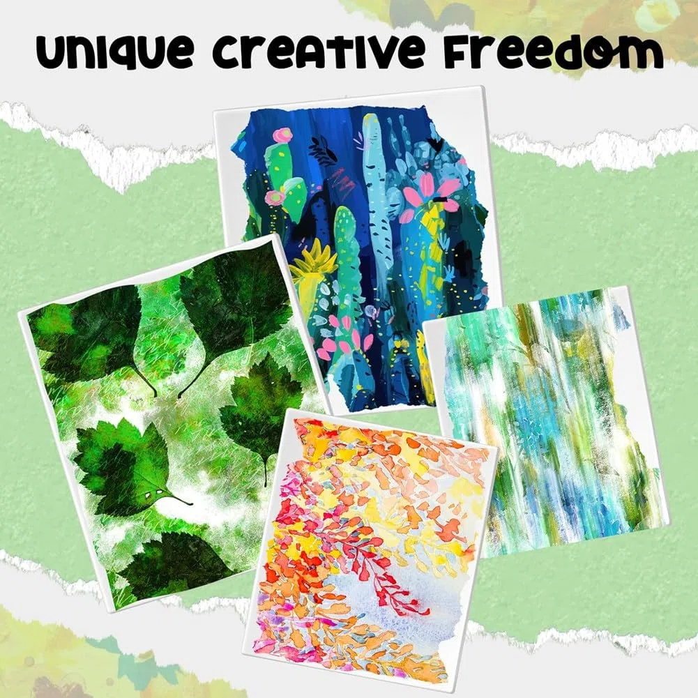 Geldruckplattenkit für Acrylfarben-Abschlussdruck-Druck-Making-Set Einschließlich 8 "X 10", 5 "X 7" Gelatinepapier für Kunst