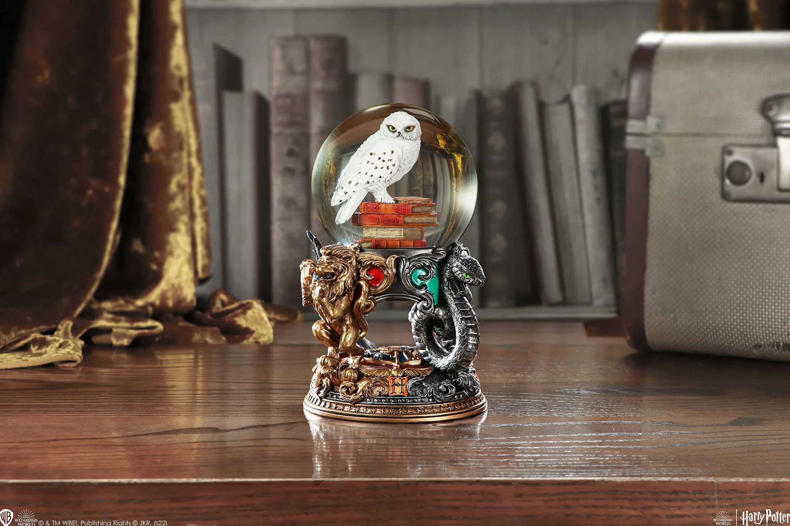 Nemesis Now Offiziell lizenzierte Harry Potter Hedwig Schneekugel, Mehrfarbig, 18,5 cm