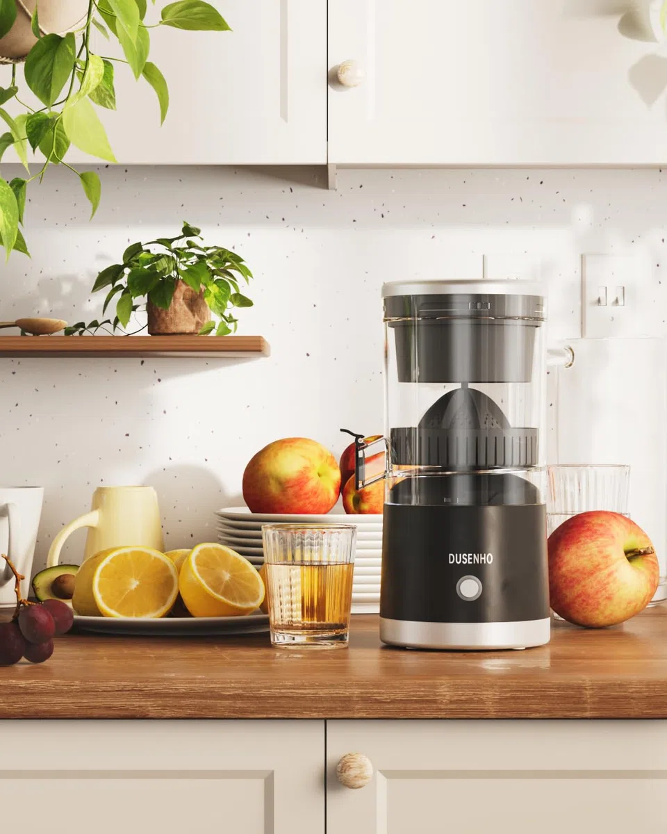 Zitronenpresse Elektrisch Saftpresse Elektrisch Orangenpresse Zitruspresse Tragbare USB-Aufladung Juicer Entsafter für Orange, Zitronen, Zitrusfrüchte