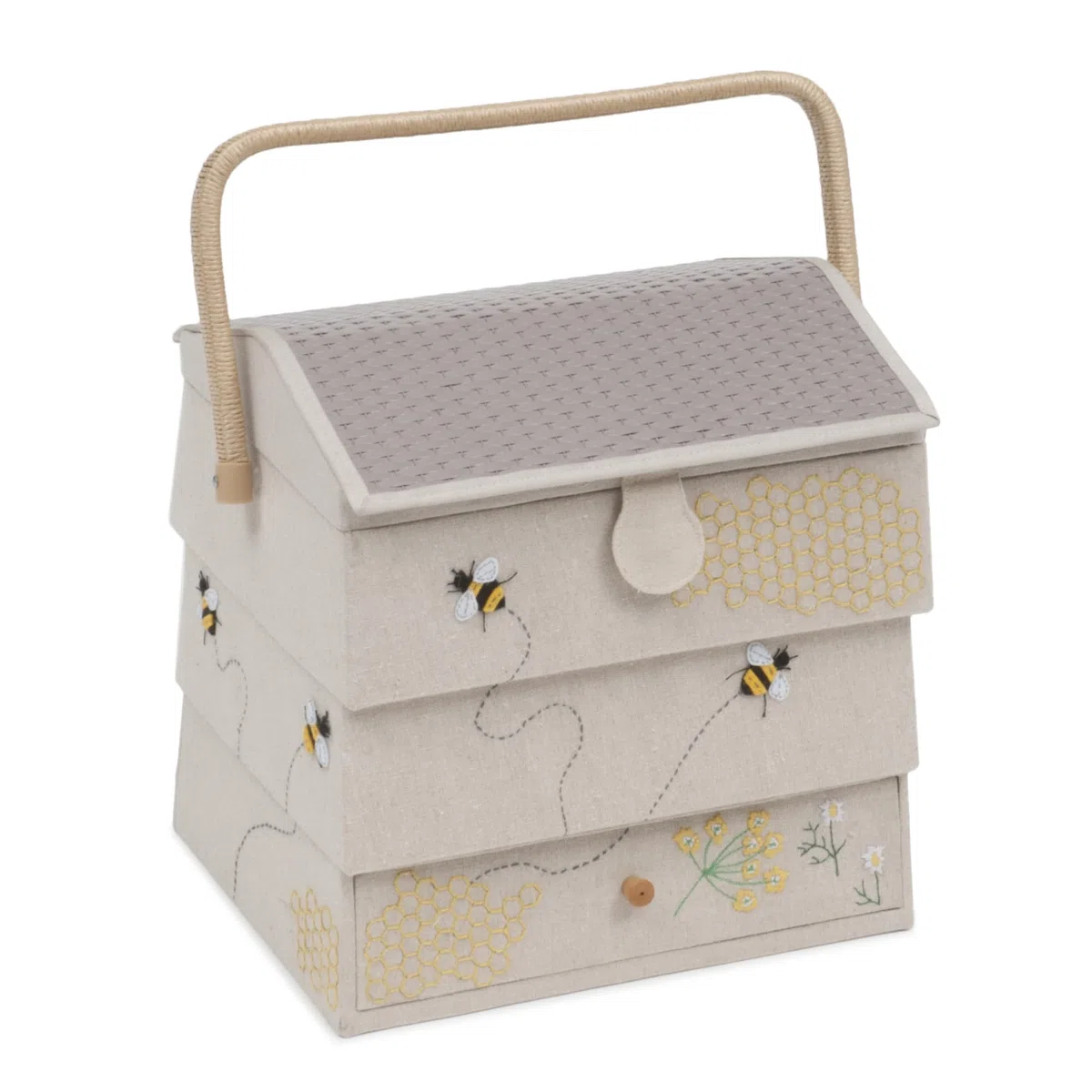 Hobby Gift Neuheit Nähhandwerk Hobby Aufbewahrungsbox, Bienenstock, 24 x 29 x 29.5cm