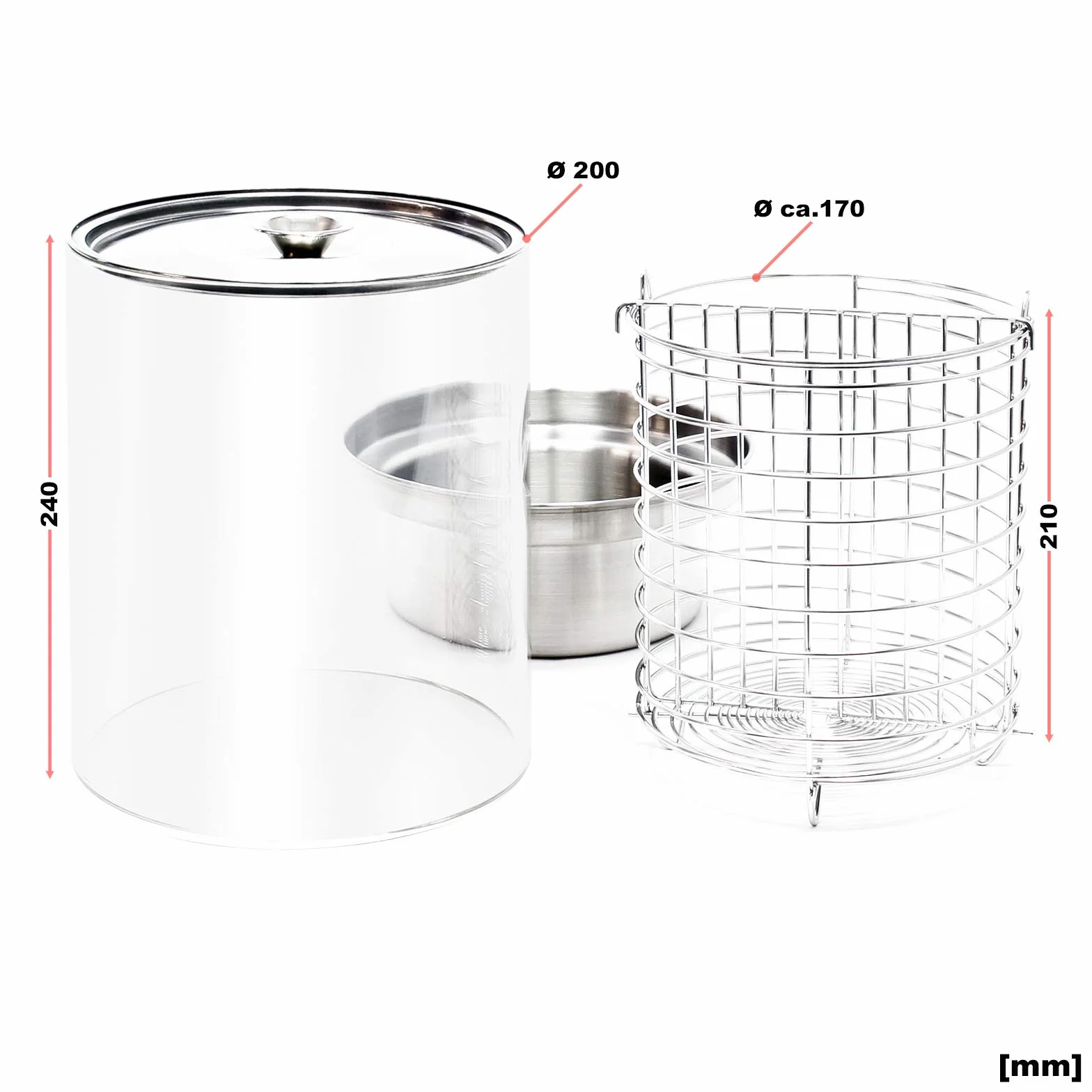 Wiltec Hot Dog Gerät 450 W aus Edelstahl, 260 x 290 x 380 mm, Wurstkocher Würstchenwärmer Hot Dog Maker Eierkocher Dämpfer