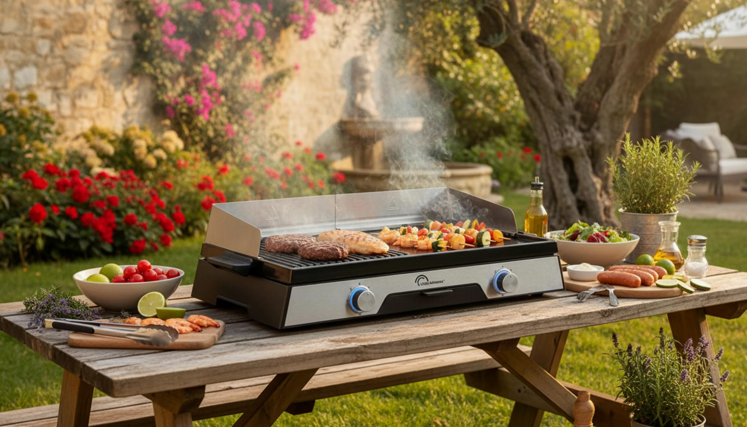 Elektrische Grillplatte – LITTLE BALANCE – 8735 – Innov 2200 – Mikrokeramik ohne PFAS