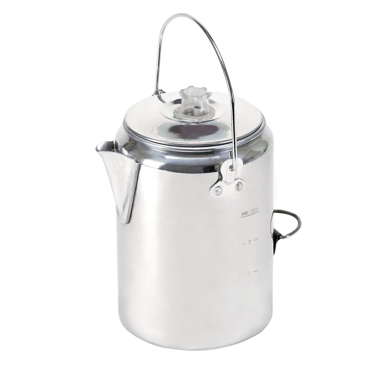 Stansport Camper's Percolator Kaffeekanne 9 Tassen Silber