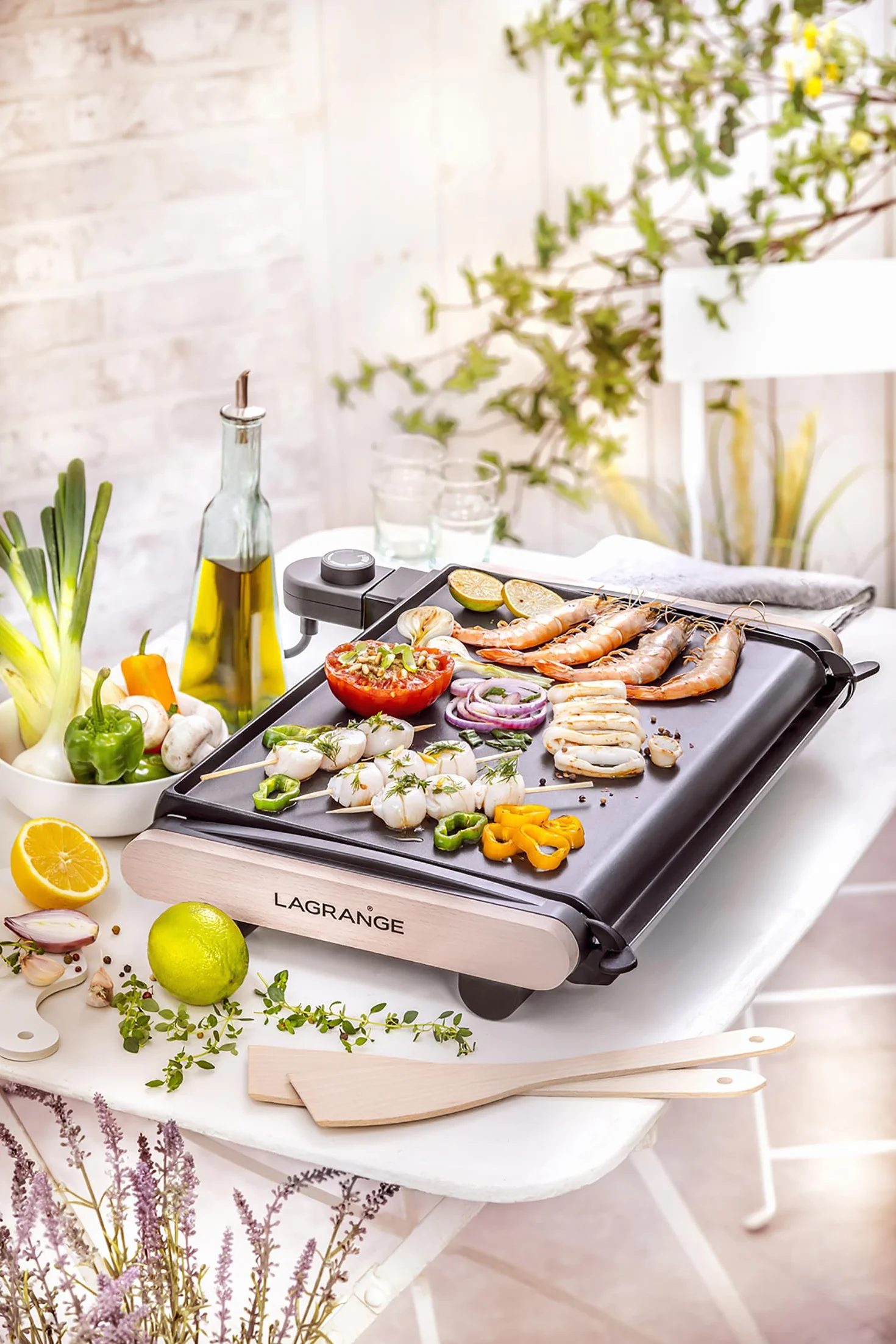 Plancha Balance, helles Holz