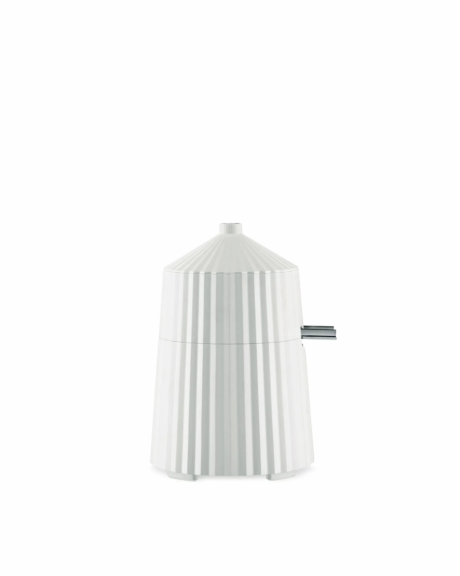 Alessi Plissé MDL07 W - Design Elektrische Zitruspresse, aus Thermoplastischem Harz, Europäischer Stecker 80 W, Weiß