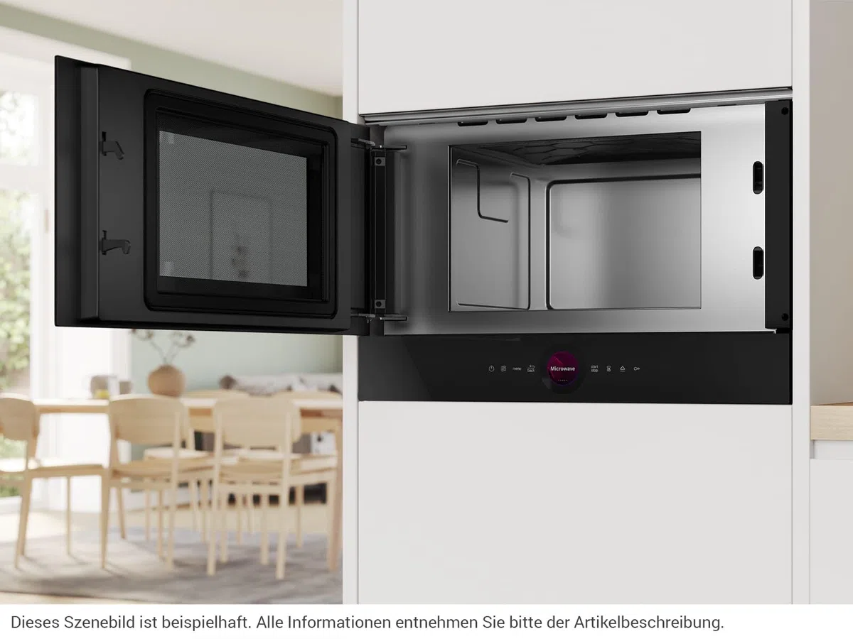 Bosch BFL7221B1 Einbau-Mikrowelle schwarz Mikrowelle Einbaugerät