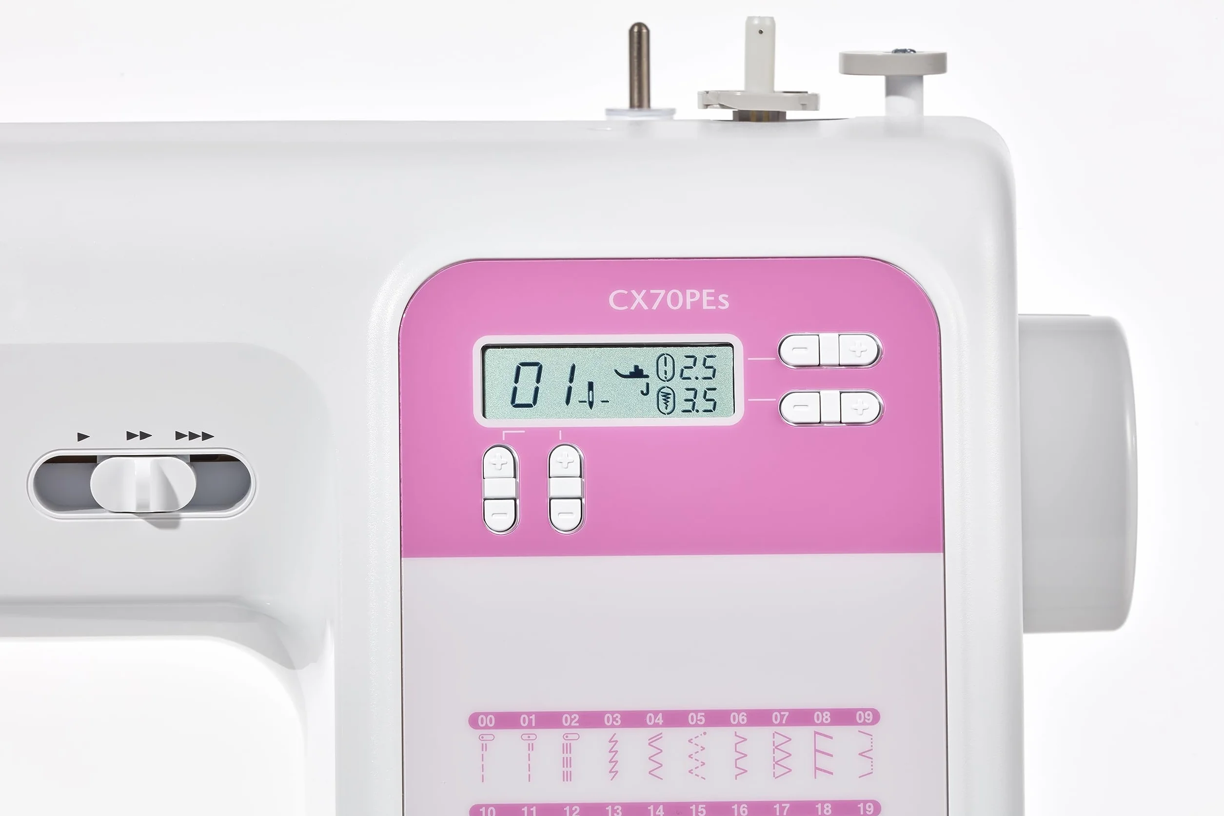 Brother CX70PES Elektronische Nähmaschine mit 70 Stichen Nähen + Tisch und Tasche inklusive