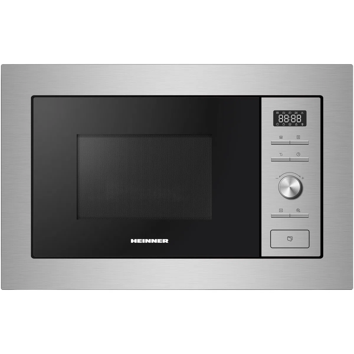 HMW-MDBI28GDIX Einbau-Mikrowellenofen – 28 L Garraum, Digitale Touch-Bedienung, Leistungsstarker Grill, Kombi-Mikrowelle, Automatikprogramme, Edelstahl-Design (Inox), 5 Jahre Garantie